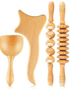 Wood Therapy Massage Tools Maderoterapia Wooden Gua Sha Tool Roller Massage Wooden Swedish Cup Mushroom Massager Anti Cellulite