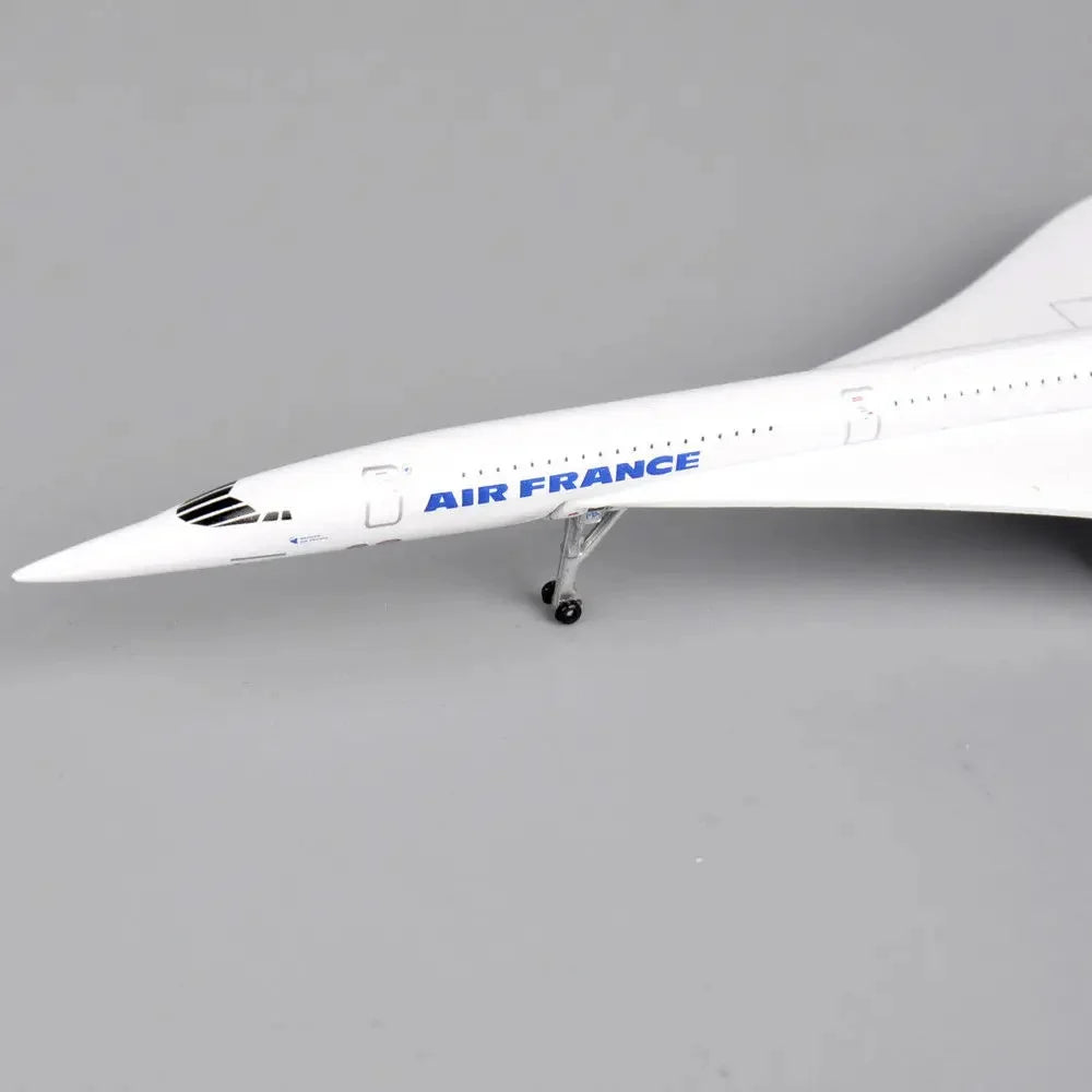 1:400 France 1976–2003 White Diecast Aircraft Model