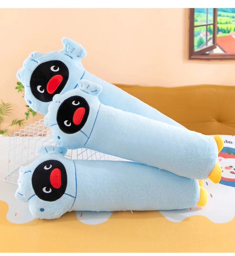 Kawaii Stuffed Doll Arctic Penguin Long Pillow for Girls Sleep Hugging Cuddling Leg Clamping Bed Cushion Anime Kids Birthday