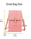 Soft Leather Shoulder Bag Touch Screen Mobile Bags Small Wallets Fashion Handbags Women Crossbody Bag Coin Purse