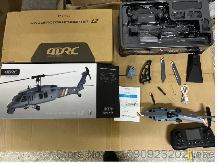Remote Control Military Helicopter With Built In Screen