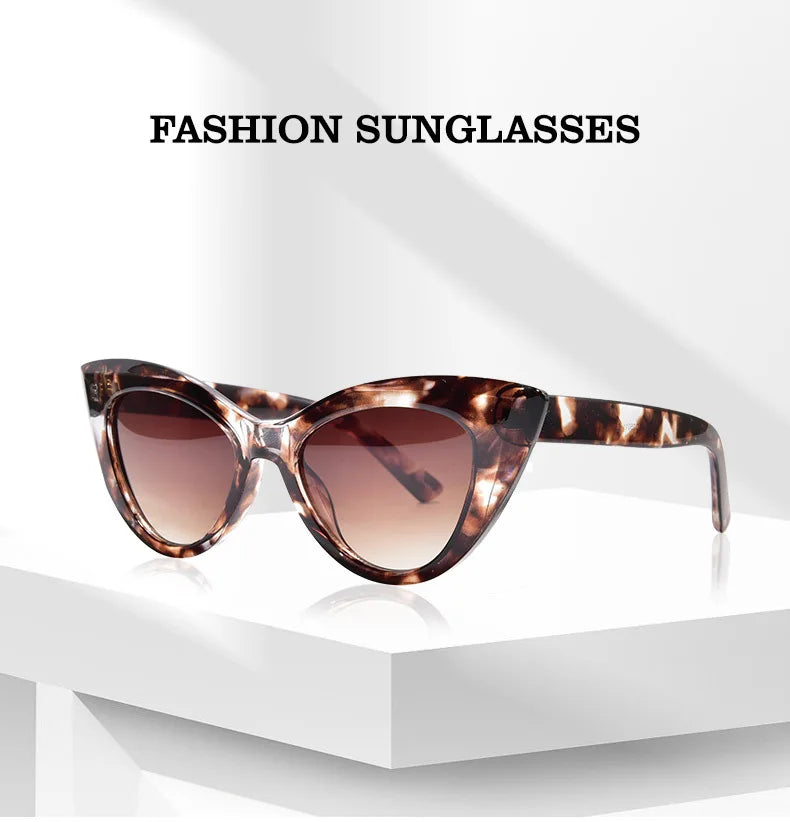 Vintage Cat Eye Sunglasses for Women UV400 Eyewear