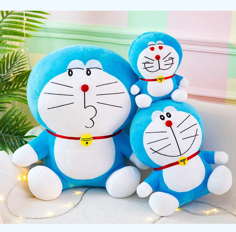 70cm Large Size cute Doraemon Plush Toy Stand By Me Cute Stuffed Plushie Doll Cartoon Cat Animal Sofa Bed Pillow Toy Gifts