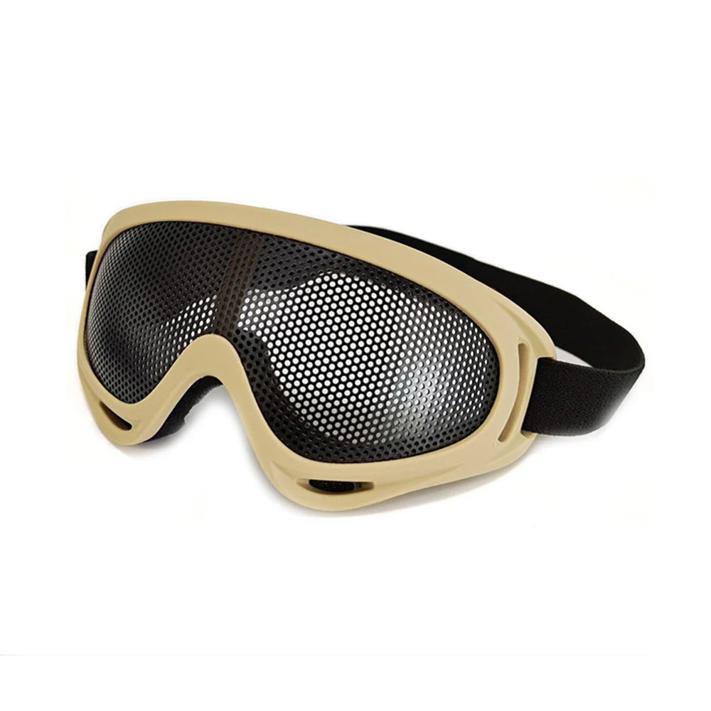 Outdoors Hunting Airsoft Goggles Tactical Paintball Shock Resistance Eyes Protecting Outdoor Sports Metal Mesh Glasses Goggle