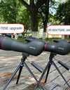 Telescopes Maifeng 20-60x70 Monocular ED Waterproof Straight Dual Focuing Spotting Scope for Bird Watching With Tripod BAK4