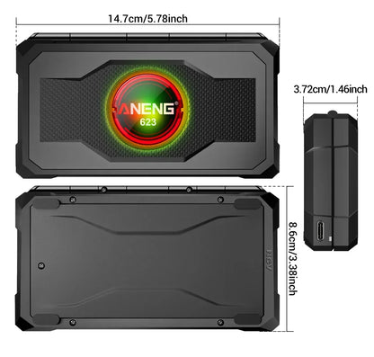 Smart Built-in Rechargeable Lithium Battery Car Multimeter Repair Tester 20000 Count Voltmeter Multitester Meter Tools