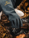Outdoor Camping Cowhide Insulated Heat-Resistant Gloves High Temperature Resistant Kitchen Microwave BBQ Gloves