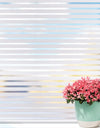 Frosted Privacy Striped Window Film Office Decorative Self Adhesive Glass Window Decals Width 65/75/85/90 by 200 cm