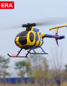 RC ERA C184 Mini MD500 100 Size Gyro Stabilized Helicopter with Optical Flow Sensor 4CH RC Aircraft for Adults