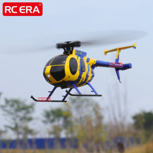 RC ERA C184 Mini MD500 100 Size Gyro Stabilized Helicopter with Optical Flow Sensor 4CH RC Aircraft for Adults