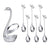 sliver swan 6 spoons