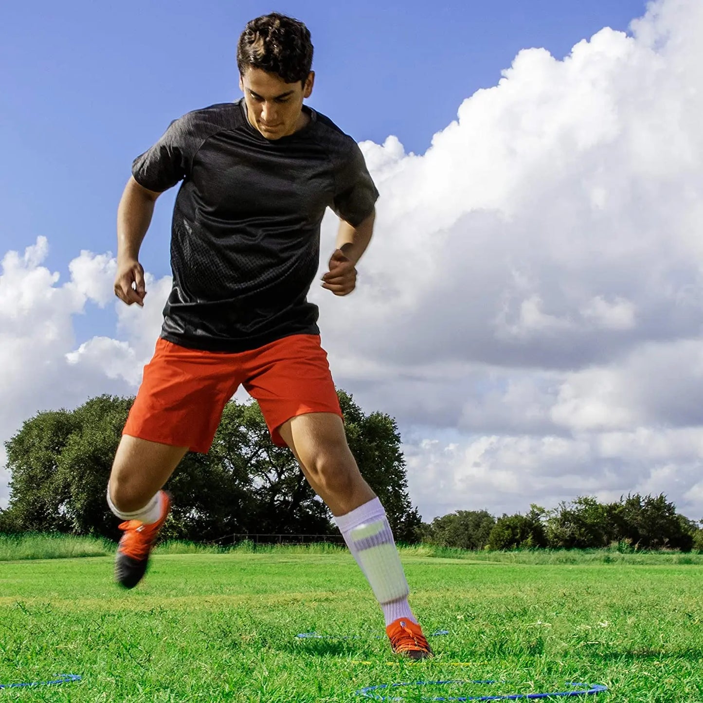 5pcs Durable Agility Training Rings Portable Football Soccer Speed Agility Training Rings Sport futbol Training Equipment
