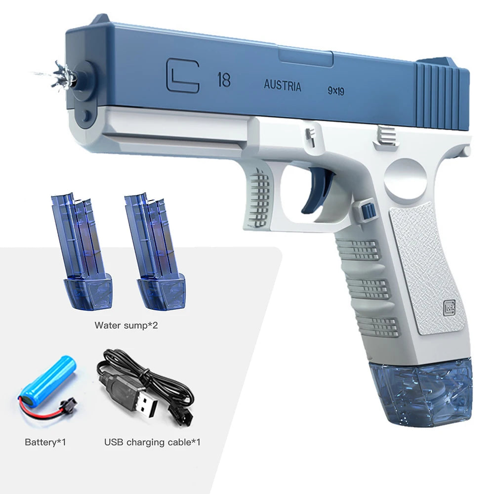 M416 Large Capacity Electric Water Gun Fully Automatic Shooting Rechargeable Water Blaster
