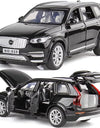 Simulation 1:32 Volvo XC90 SUV Alloy Diecast Metal Model Sound & Light Toy Car Central Control Ornaments Display Present For Boy