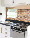 1/10pcs 3D Faux Stone Peel and Stick Wall Panel Self Adhesive Kitchen Tile Backsplash 3D Wall Sticker Tile Sticker 30cm x 30 cm