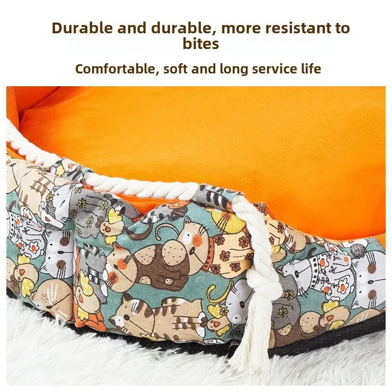 Convertible Dog Sofa Bed Pet Mattress Cushion