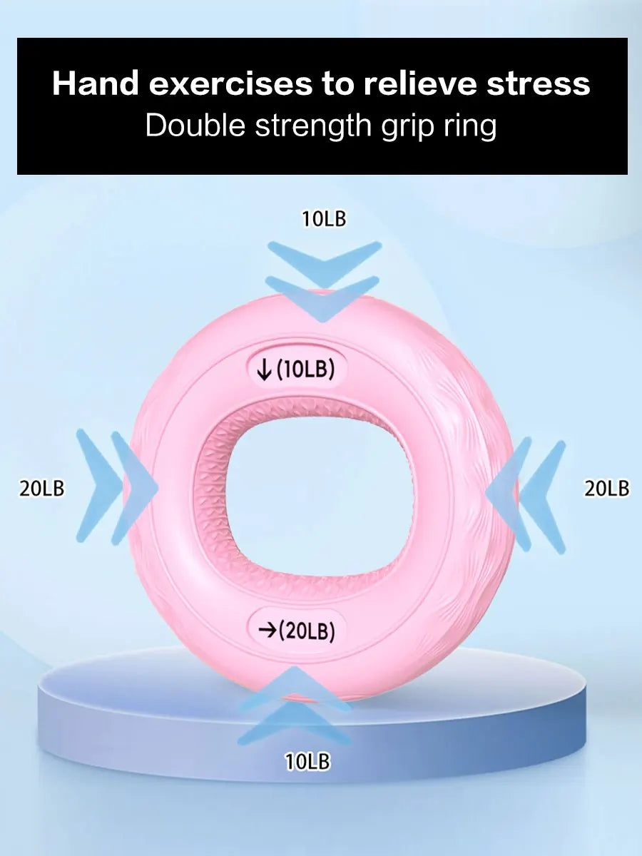 Hand Grip Strengthener, Grip Strength Trainer, Finger Exerciser Set,Silicone Hand Gripper, Gym Home Exercise Fitness Equipment