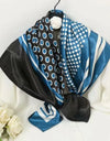 Women Scarf Silk Feeling Hair Neck Square Brand Office bandanna muffler Waiter Flight Attendants Handkerchief Rings wrap