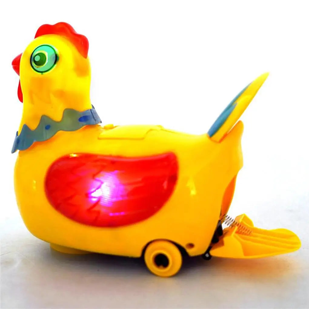 Kids Electric Hen Laying Eggs Walking Toy Music Interactive Educational Toys for Boys Girls Birthday Christmas Gift