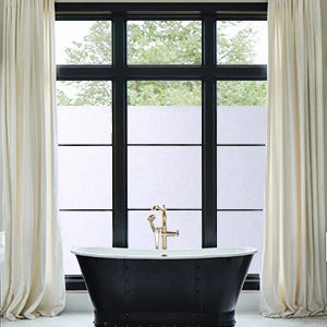 Frosted Window Film Privacy Opaque Non Adhesive Static Glass Stickers for Home Bedroom Bathroom Matte Thermal Windows Rolls