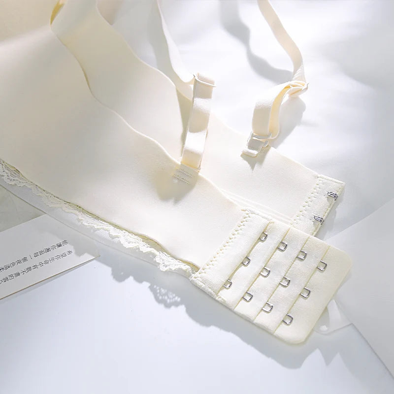 Women’s Brand Low-Cut Push-Up Bra – Soft, Comfortable Wireless Fashion Bralette