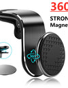 Magnetic Car Phone Holder Stand Air Vent Magnet Car Mount GPS Smartphone Mobile Support In Car Bracket for iPhone Samsung Xiaomi