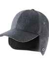 Mens Winter Fleece Hat Golf Cap Ear Protection Keep Warm Windproof Casual Visor for Cold Weather Travel Camping Outdoor Sports