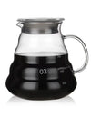 300/500/700ml Glass Coffee Pot With Filter Drip Brewing Hot Brewer Cloud Shaped Kettle Coffee Brewer Utensils Clear Teapot