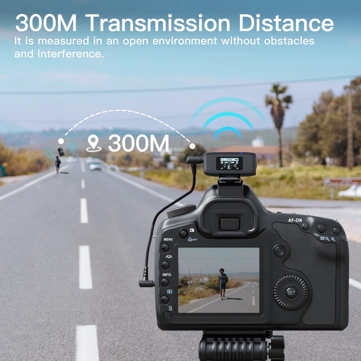 MIC All-in-One Wireless Lavalier Microphone for iPhone Android DSLR Cameras Gaming Live Streaming Vlog Video Recording