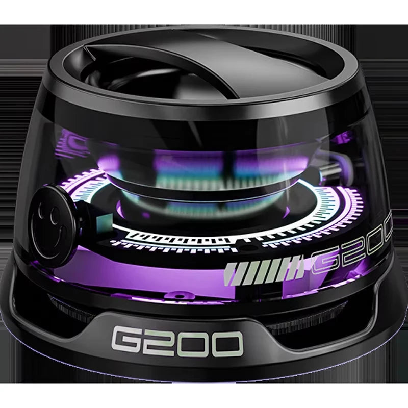 Outdoor  Bluetooth Speaker Wireless Portable Mini Travel Stereo Speaker with RGB Color Light and Phone Holder for Ios