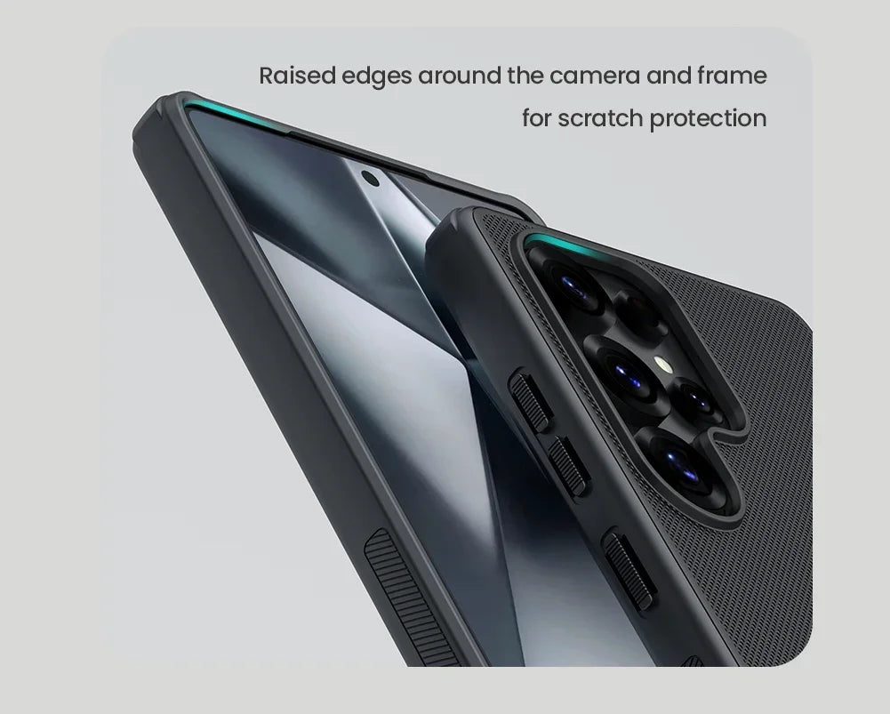 Frosted Shield Pro Case for Samsung Galaxy S26 Ultra / S26 Plus / S25 Ultra / S24 Ultra / S23 Ultra – Slim Full Coverage Protective Cover