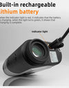 1200m USB Type-C Rechargeable Laser Rangefinder Golf Telescope 650m with Slope Adjusted Flag-Lock Vibration Distance Meter
