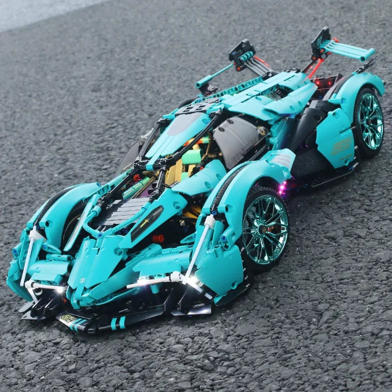 1148Pcs Building Block V12 Super Car Technical Blocks Brick Motor Power Drive Radio RC Car Technic vehicles Puzzle Toys  Adul