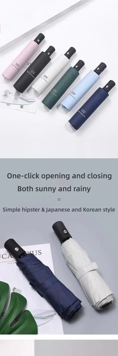 Fully automatic travel camping outdoor sunscreen umbrella