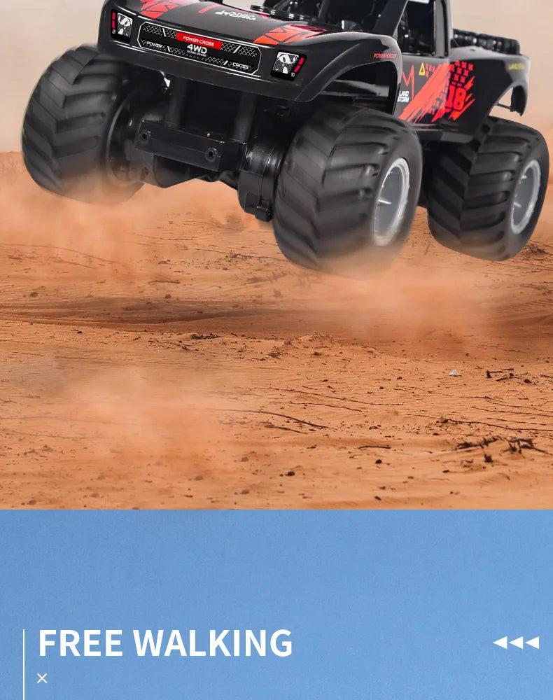 2.4G Amphibious Off-road Climbing RC Flip Stunt Car Racing All-terrain Waterproof 's RC Toys Gifts