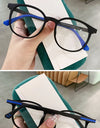 Fashionable face-shaping plain glasses