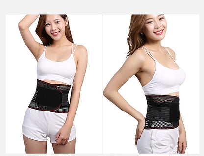 Adjustable Waist Trainer Belt Men Women Lower Back Brace Spine Support Waist Belt Orthopedic Breathable Lumbar Corset