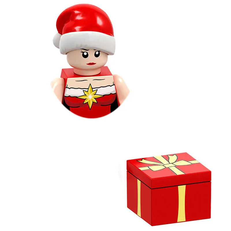 Movie Christmas Halloween Assemble Building Blocks Brick Mini Action Figure Character Figurine Brick Toys Birthday Gift