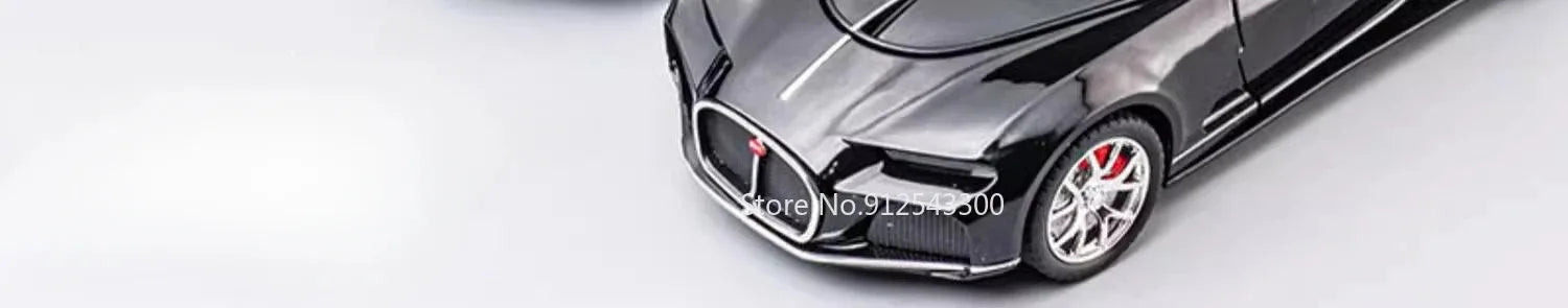 1:24 Scale Bolide Atlantic Car Model Toy Alloy Body Rubber Tire Shock Absorption Vehicle Models Sound&Light Ornaments Gifts