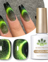 10ml Green Cat  Gel Ultra Shine Semi Permanent Soak Off UV Gel Manicure Nail Art Varnish Sparkling Nail Art