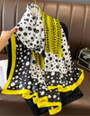 Silk Soft Scarf Women Stylish Print Long Shawl Handkerchief Summer Elegant Travel Wrap Hot