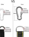 One Pair Tree Swing Hanging Kit Hammock Straps Camping 350 KG Load Capacity Rope Carabiner Outdoor Hiking Hammock Hanging Belt