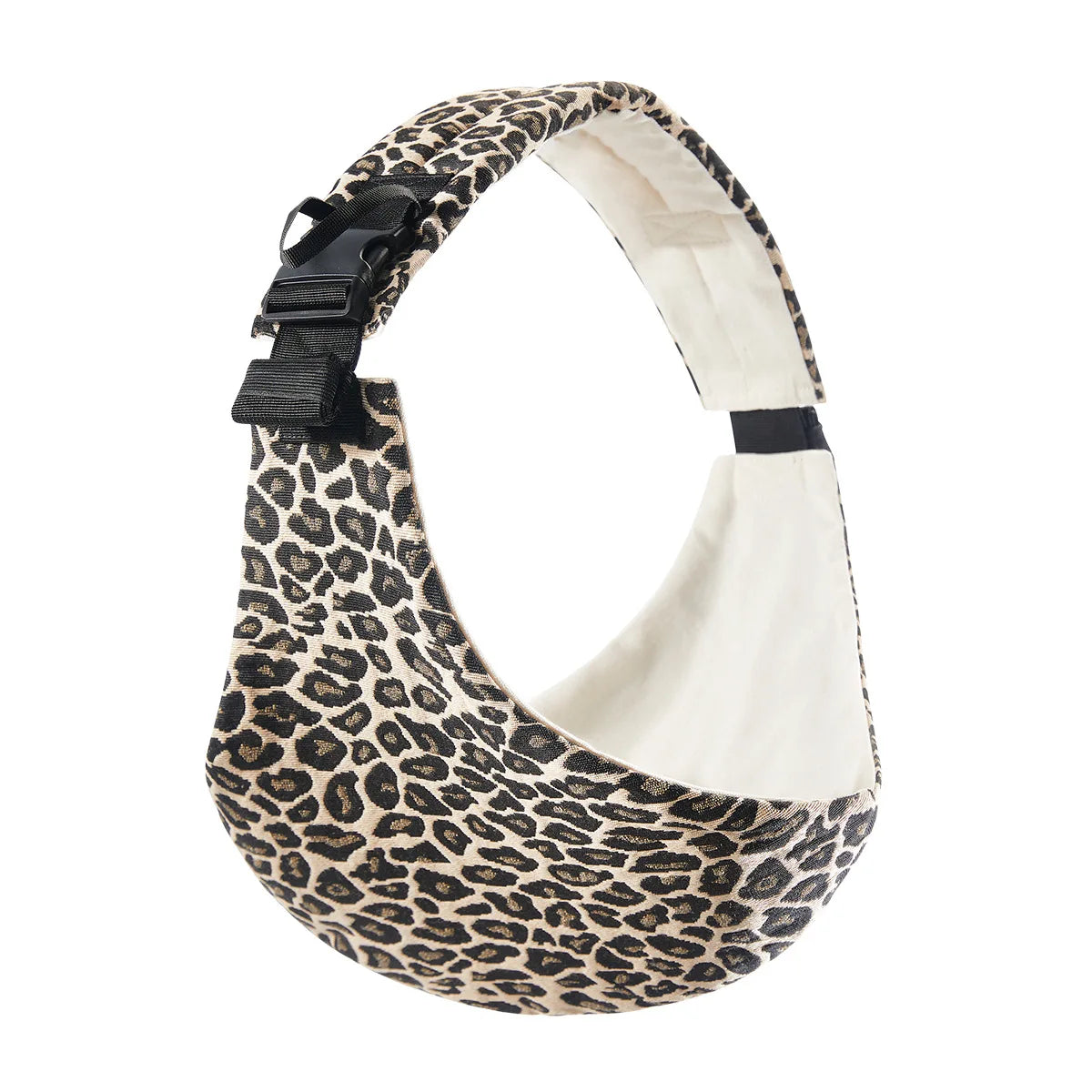Going Out Carrier Simple Leopard Pattern Portable Front Hug Type Back  Out of the  Artifact Waist Stool