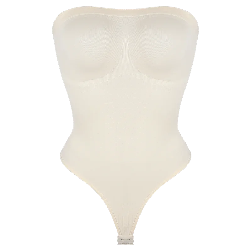 Women Tummy Control Thong Bodysuit – Slimming Compression Shapewear