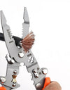 Collapsible Wire Stripper and Cutter Time-Saving Labor-Saving Repair Scissors Wire Stripping Crimping Pliers Hand Tool