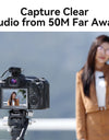 3-in-1 Wireless Lavalier Microphone for iPhone Android PC Computer Camera Real-time Monitoring  Noise Reduction Mic