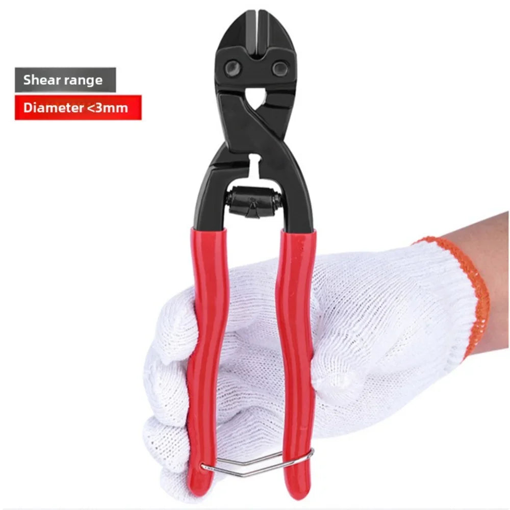 Mini Bolt Cutter Wire Breaker Scissors Plier Professional Diagonal Cutting Pliers Strong Cutting Hand Tools 8 Inch Compact