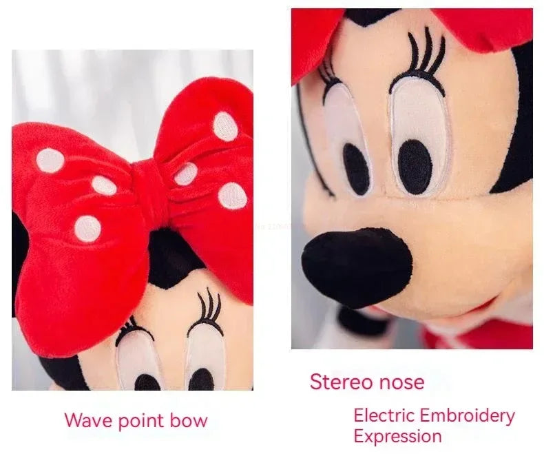 Cartoon Mouse Plush Doll Super Soft Crystal Velvet Pillow