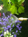 Free Bending Yellow Copper Mist Nozzle 8mm Straight Push Lock Joint Garden Watering Humidification Sprayer