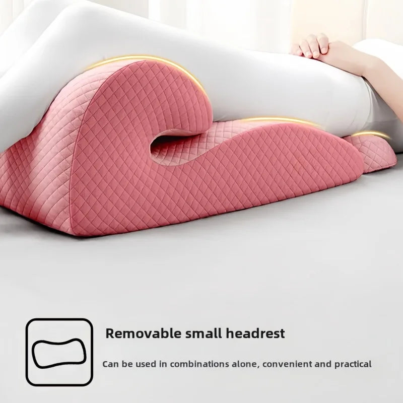 Memory Foam Bed Wedge Pillow Incline Support Cushion For Relief Pregnancy Home Sleeping Pillow Elderly Back Rest Pillow